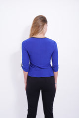 Lady, Blusa, cuello redondo, manga ¾,